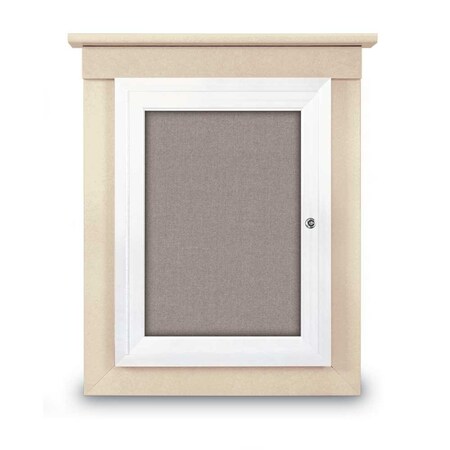 United Visual Products Sliding Glass Enclosed Letterboard, 48"x3, UV9005ACS-BLACK-BARBLU UV9005ACS-BLACK-BARBLU